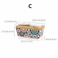 Rural Style Ceramic Butter Box Cheese with Knife and Lid Storage Box Household Kitchen Organizers Cheese Storage Containers