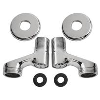 Adjustable Angle Adjustable Angle Valve Shower Faucet Adapter Stainless Steel gray