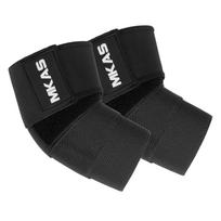 1 Pair Elbow Straps for Weight Lifting Gym Fitness Elbow Wraps Powerlifting Elbow Support Crossfit Deadlift Workout Protector St Practical Use black