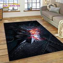 W-Witcher 3 Žaidimo Wild Hunt Kilimas Svetainės Miegamojo Namų Dekoras, Neslystanti Grindų Kilimėlis Sofa Durų Kilimėlis 40x60cm( 15x23in )