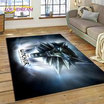 W-Witcher 3 Žaidimo Wild Hunt Kilimas Svetainės Miegamojo Namų Dekoras, Neslystanti Grindų Kilimėlis Sofa Durų Kilimėlis 60x90cm( 23x35in )