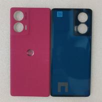 6,7  Motorola Edge 50 Fusion galinio akumuliatoriaus dangtelio korpusas, galinės dalys Moto Edge 50 Fusion akumuliatoriaus dangteliui raudona