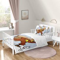 Patalynės komplektas Tintino nuotykiai Antklodės užvalkalas Animacinis suaugęs berniukas mergaitė Miegamojo dekoravimas Vaikams Viengulis Dvigulis Didelis dydis 90x200cm gray
