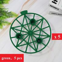 5 Pack Plant Melon Supports Cages Cradles Trellis for Watermelon, Cantaloupe, Pumpkins, Strawberries, Avoid Ground Rot Reusable blue