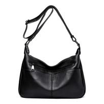Luxury Soft Genuine Leather Handbag High Quality Cow Leather Crossbody Bag for Women LargeCapacity Ladies Shoulder Messenger Sac 30cm 9cm 20cm juoda