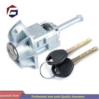 For BMW E46 325ci 325i 325xi 330ci 330i 330xi M3 Door Lock Assembly 51217019975 Left Driver Side Barrel Cylinder -with 2 keys gray