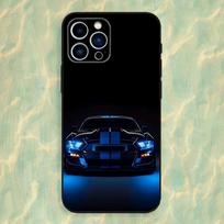 Šauni F-Fords M-Mustang automobilio telefono dėklas, skirtas iPhone 16,15,14,13,12,11 Plus,Pro Max,XS,X,XR,SE,Mini,8,7,Minkštas silikoninis juodas dangtelis iPhone12PROMAX