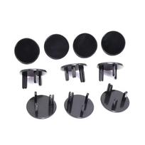 10Pcs Outlet Safety Baby UK Power Socket Guard Protector Plug Cover black