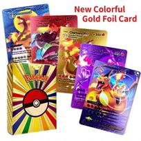 55 vnt. Pokemon kortų VSTAR GX EX VMAX MEGA TAG TEAM Energija Treneris Charizard Pikachu Retų Kolekcija Mūšio Korta I05 English - 27PCS įvairiaspalvis