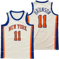 Vyriški Vaikų Naujojo Jorko Knicks NO.11 Krepšinio Sportinis Liemenė Vasarinė Be Rankovių Lauko Brunson Žaidėjo Marškinėliai Treniruočių Viršutiniai Drabužiai 5XL