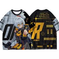 Popular ARPG Game Zenless Zone Zero T-Shirts 3D Print Men/Women Anime T-Shirt Fashion Harajuku Men Top Oversized Cartoon T-Shirt 6XL black