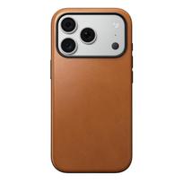 Nomad Modern odinis dėklas, balno ruda (Horween) – iPhone 18 Pro/17 Pro