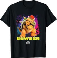 The Super Mario Bros. Movie Cool Bowser Unisex T‑Shirt S orange