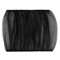 Regulable Bird Cage Shield Universal Regulable Birdcage Cover Skirt Meshes for Parakeets, Parrots, Cockatiel, Pigeons black