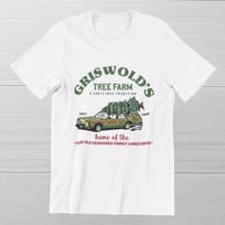 Griswold's Tree Farm Christmas Tradition T-shirt L gray