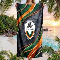 Venezia FC Football Beach Towel Soft Microfiber Summer Towel Quick Dry Absorbent Towel for Beach Swimming Pool Travel 70cmx140cm(27x55inch)