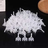 50/100Pcs Ceramic Tile Leveling System Base Plate Tile Spacers Leveling System Clips Wedge Floor Wall Gap Leveling System as the picture