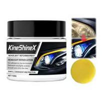 Car Headlight Restorer,Headlight Repair Cream Removes Scratches Blur Restores Bulb Brightness for Front and Rear Vehicle Light 100g