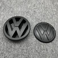 Automobilio stiliaus priekinės grotelės, galinės bagažinės emblemos ženklelis, skirtas VW Golf 5 MK5 GTI 2003 2004 2005 2006 2007 m. Priedai Lipdukas Golf 5 GTI matinė juoda spalva