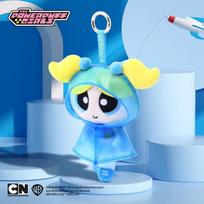 Originalus 13 cm Mergaitės-Superherojės Lietaus Paltai Serijos Pliušinis Žaislas Kabantis Anime Mergaitiškos Širdies Mielas Pliušinis Lėlės Raktų Pakabukas Mergaičių Dovanos blue