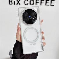 Vivo X Fold6 Protective Case With Electroplated Magnetic Ring Full-Body Shockproof Cover Foldable Phone Vivo X Fold 6 black