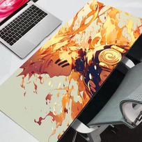 Large Mouse Pad Naruto Office Computer Desk Mat Table Keyboard Laptop Carpet Accessories Gaming Mousepad durable anime 30x60cm orange