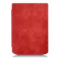 Dėklas Pocketbook 743 inkPad 4 Color 3/2 Ereader Ebook, minkštas silikoninis guminis apvalkalas, apsauginė odelė inkpad color3 raudona