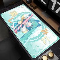PC Gamer Desk Mat Large Gaming Mouse Pad Hatsune Miku Mousepad Office Game Accessories Decoration Mouse Mat E-Sports Playmat 30x80cm