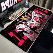 Mouse Pad Gaming Pc Accessories Large Desk Mat Gundam Gamer Keyboard Mouse Pads Table Carpet Mousepad XL Black and White Playmat 30cmx60cm(11.8x23.6inch) white