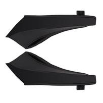 1 pora automobilio priekinio stiklo valytuvų gaubto prailginimo apdailos sparno dangtelis, skirtas Toyota RAV4 RAV-4 2013 2014 2015 2016 2017-2019 išorės dalims 1Pair gray
