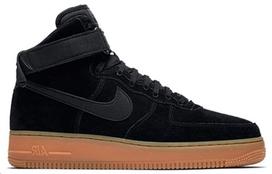 Nike Air Force 1 High 07 LV8 Suede 'Black Gum' AA1118-001 40.5 black