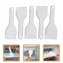 5Pcs Freezer Defrosting Shovel Deicer Non-Scratch Reusable Ice Scraper Tool for Household Kitchen Fridge Deep Cleaning one size white