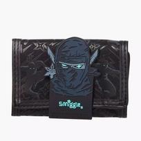 Smiggle Juodo Riterio Kuprinė Didelės Talpos Mokyklinė Kuprinė Vaikams Paaugliams Lauko Kelionėms Lengva Patvari Vandeniui Atspari Black warrior wallet