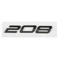 ABS New Letter Decal Car Trunk Emblem for Peugeot 508L 408X 508 408 308 208 Logo 3D Badge Rear Sticker Modification BDFJFJ8 Accessories white