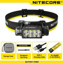NITECORE HC65 UHE priekinis žibintas 2000 liumenų USB-C įkraunamas LED priekinis žibintas Trijų šviesos šaltinių Triguba išvestis Lauko stovyklavimo lempa