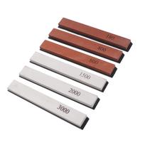 6pcs Knife Sharpener Stone Professional Built in Base Angle Guide Knife Grindstone for Knives Scissors