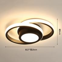 Trispalvė LED lubų lempa Šiuolaikinė reguliuojama miegamojo liustra Šiaurės šalių lubų šviestuvai, skirti valgomajam Svetainės dekoro koridoriaus lempa Tricolor light