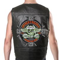 Liemenė Street Punk Vest Striukė Be rankovių Harley motociklo ženkleliu išsiuvinėta liemenė XXL gray