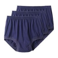 3 vnt. Didelio dydžio apatiniai vyriški trumpikiai Dideli apatiniai Drabužiai Vidutinio amžiaus ir pagyvenusiems Medvilniniai Patogūs Kelnaitės L XL 2XL 3XL 4XL 5XL L blue