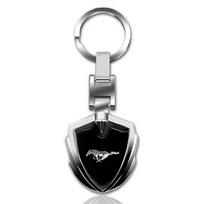 Metaliniai Automobilių Stiliaus Raktų Pakabukai Raktų Grandinėlės Raktų Laikikliai Ford Mustang ST line Mondeo Focus Fiesta Escape Kuga Ecosport Ranger EXplorer lipdukai Mustang black