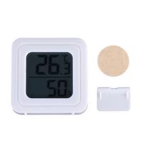 Digital Hygrometer Indoor Thermometers Fashion Multifunctional Temperature Humidity Monitors with Clock for Home Car Use balta