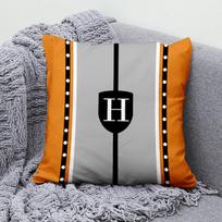 Šviesios prabangos oranžinė geometrinė pagalvė Aukštos klasės namų svetainės sofa biuro sėdynės pagalvėlė Pagalvės užpildas Pagalvės užvalkalas linen-45x45cm double-sided [without pillow core] orange