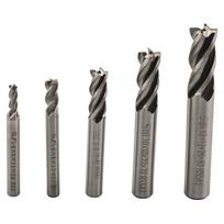 4 Flutes End Mill 5 Pcs/set Carbide Drill High Speed Steel