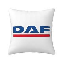 DAF Sunkvežimio Logotipo Spausdinimo Pagalvės Užvalkalas Namams, Lovai, Sofai, Automobiliui, Biurui Pagalvės Užvalkalas Minkštas Dekoras 18x18 Colių 30cmx30cm blue