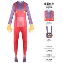 Fantastiško cirko Agatos kostiumas Skaitmeninis Helovino Cosplay Sceninis kostiumas 120 red