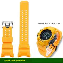 GPRH1000 Silikoninė laikrodžio apyrankė Skirta G-SHOCK Casio 3554 Cat Man Three GPR-H1000 Dervos silikono Apyrankė dirželis Vyriškas dirželis For GPR-H1000 series yellow