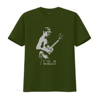 Tom Morello Legendinis Gitaristas Marškinėliai Roko Muzikos Gerbėjas vintage Išskalbti grafikos dizainerio drabužiai streetwear Tampri Patogi 4XL gray