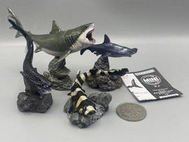GACHA Ecological Atlas FIGURE MINI Shark Hammerhead Shark Hammerhead Shark Deep-Sea Creatures ACTION Model Figure Toys Premium Quality GACHA