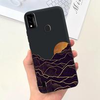 For ZTE Blade A51 A71 2020 Phone Case ZTE Blade A7020 A7s Back Cover Stylish Pattern Soft Silicone TPU Coque Funda Panda Housing ZTE Blade A51 black