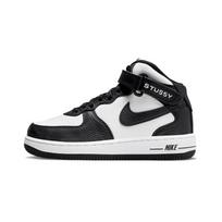 Nike Air Force 1 Mid Stussy Light Bone Black PS DN4158-002 35 black